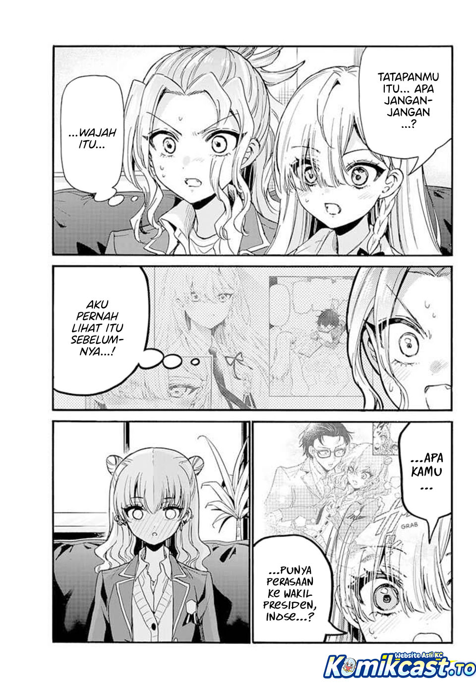 Halaman 10 dari Mikadono Sanshimai wa Angai, Choroi. Chapter 205