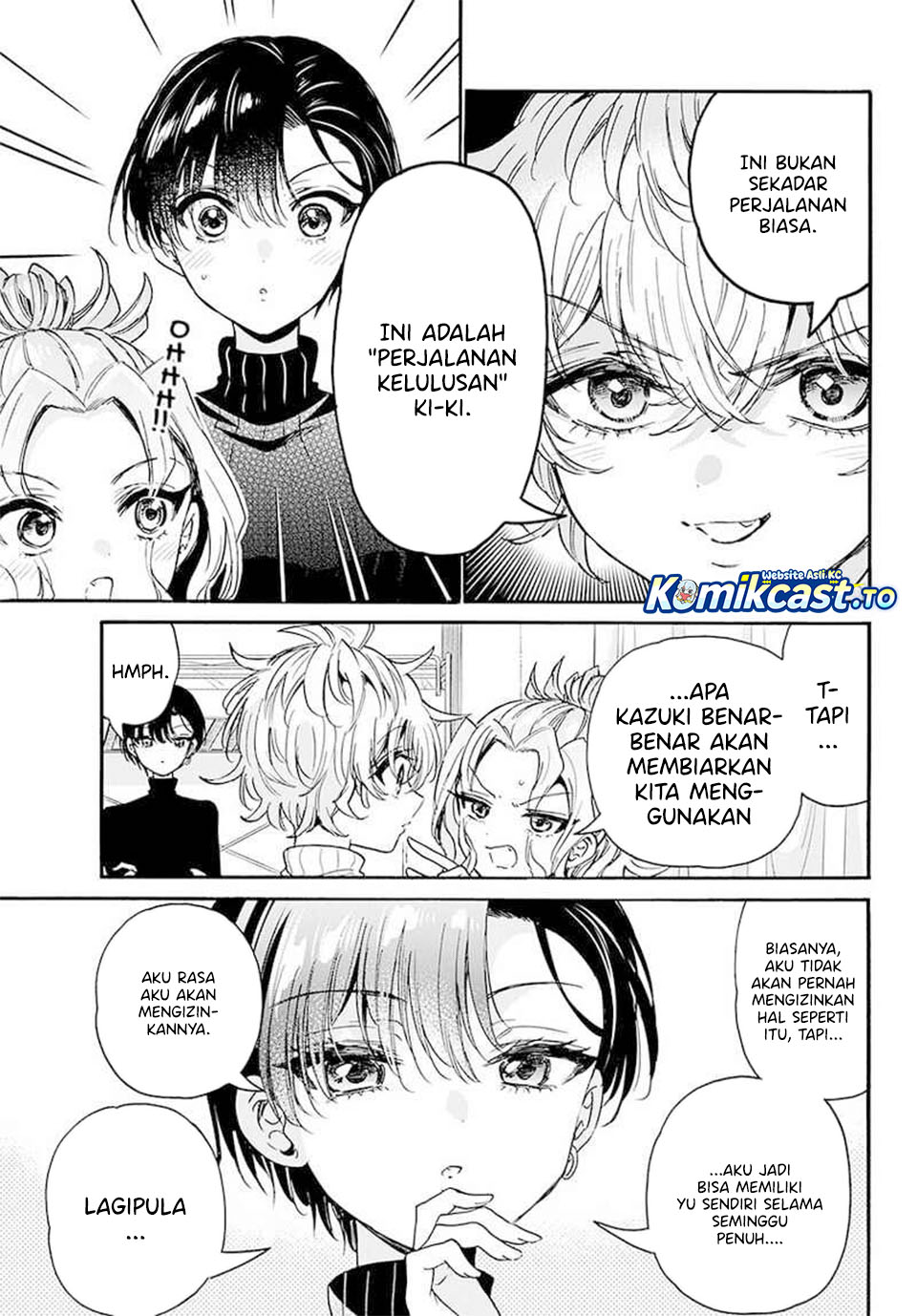 Halaman 14 dari Mikadono Sanshimai wa Angai, Choroi. Chapter 206
