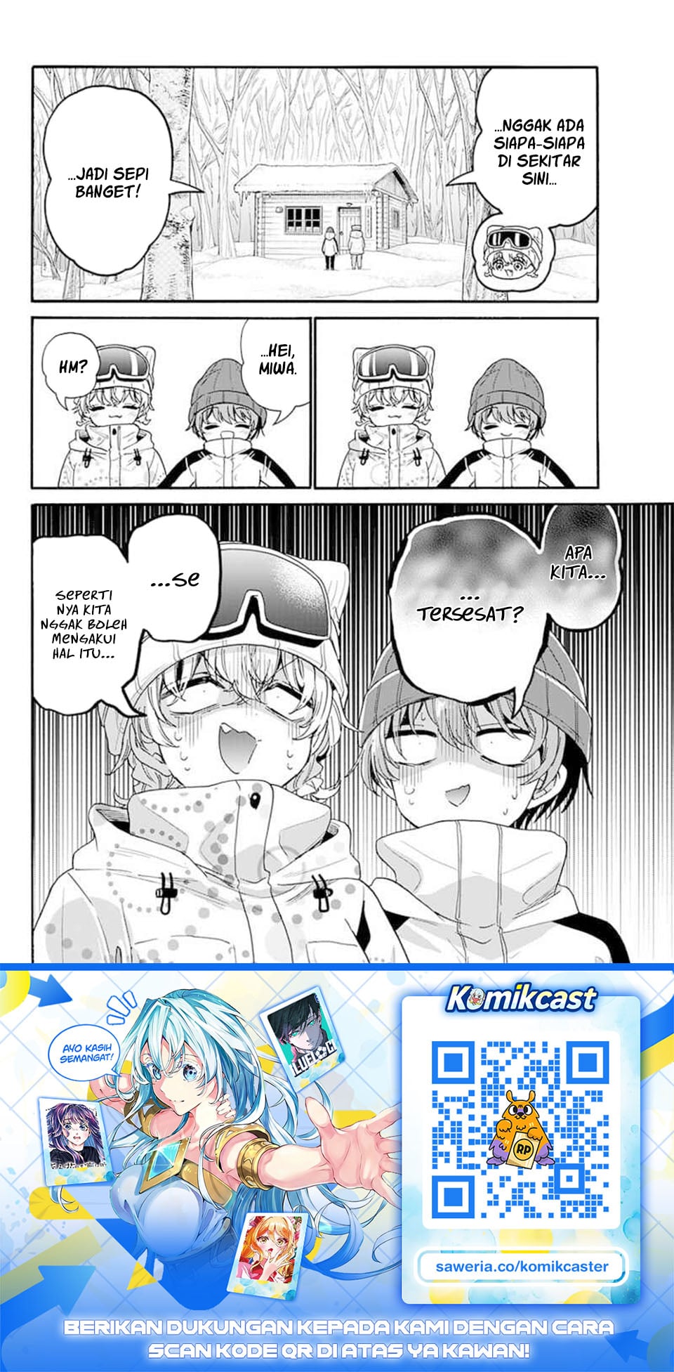 Halaman 19 dari Mikadono Sanshimai wa Angai, Choroi. Chapter 208
