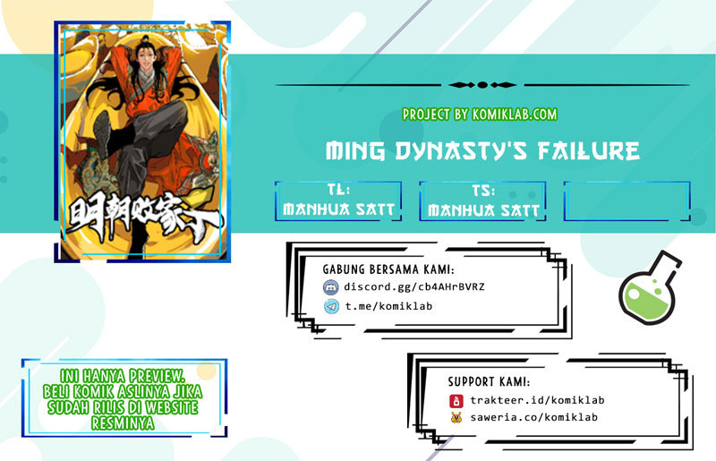 Halaman 1 dari Ming Dynasty’s Failure Chapter 2
