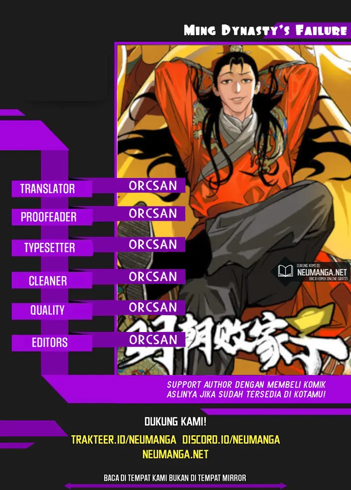 Halaman 1 dari Ming Dynasty’s Failure Chapter 18
