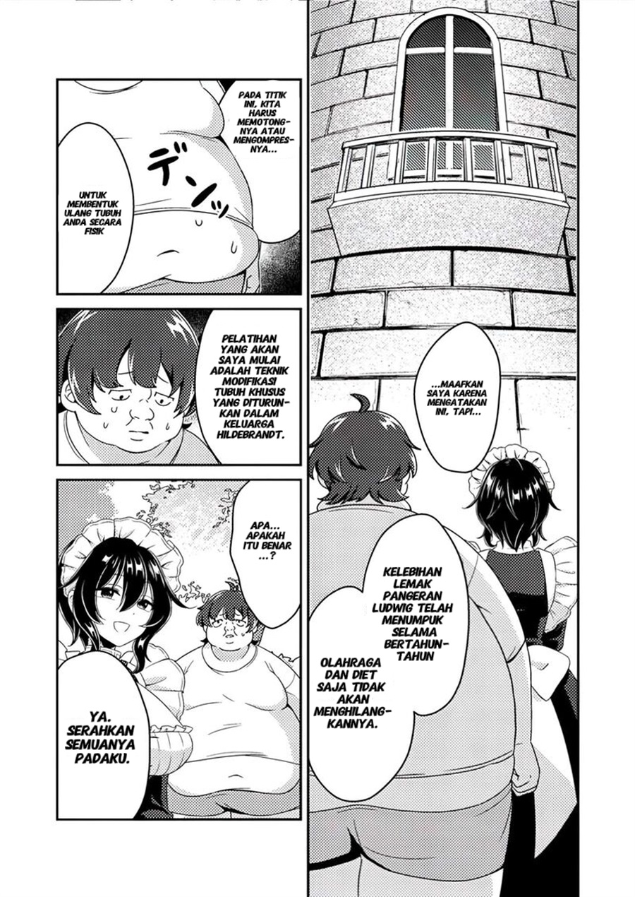 Minikui Orc no Gyakushuu: Doujin Eroge no Kichiku Koutaishi ni Tensei Shita mo Otoko no Junan chapter 1.2 halaman 16