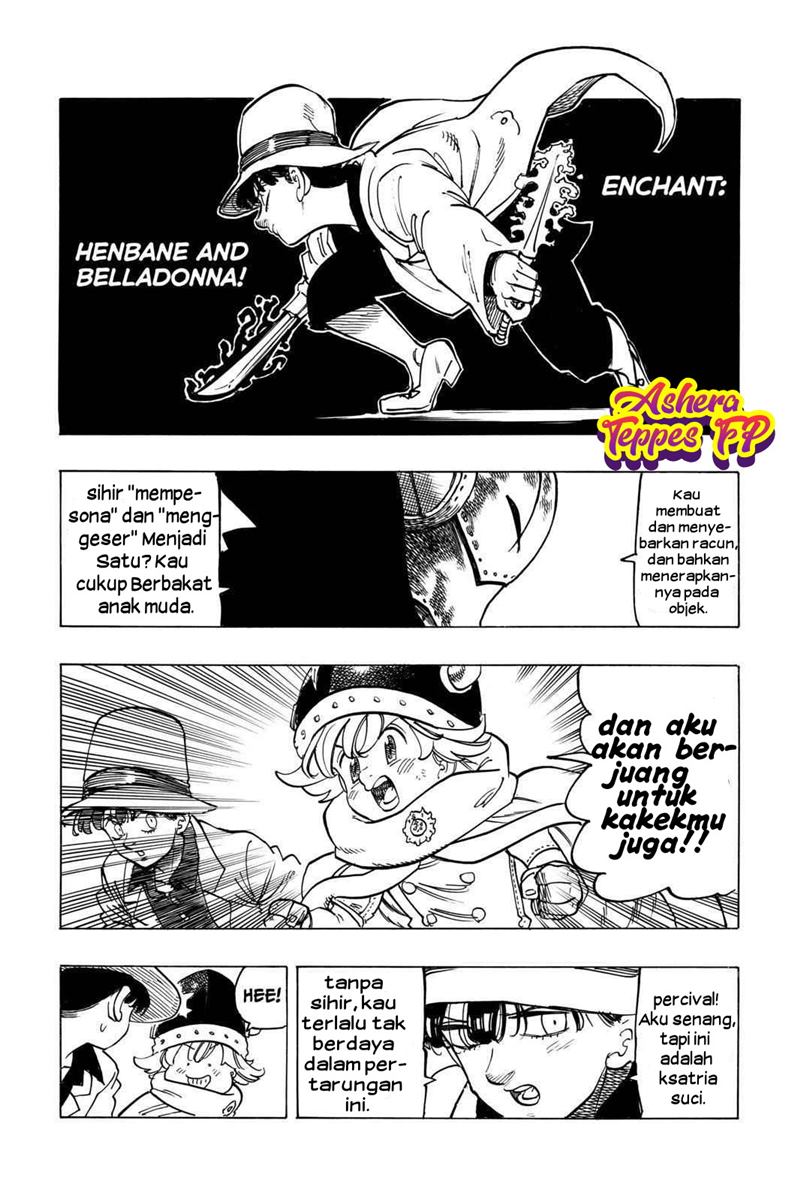 Halaman 10 dari Mokushiroku no Yonkishi Chapter 11
