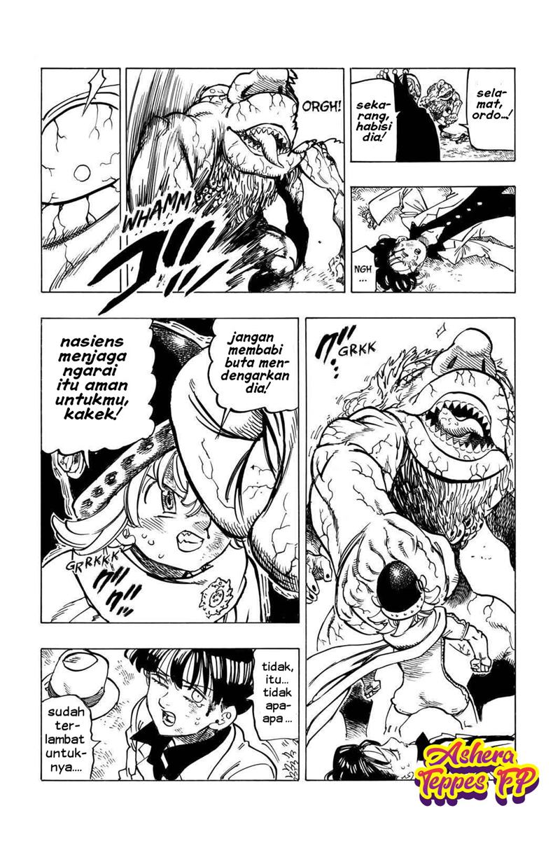 Halaman 15 dari Mokushiroku no Yonkishi Chapter 11