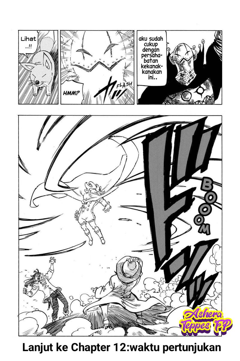 Halaman 21 dari Mokushiroku no Yonkishi Chapter 11