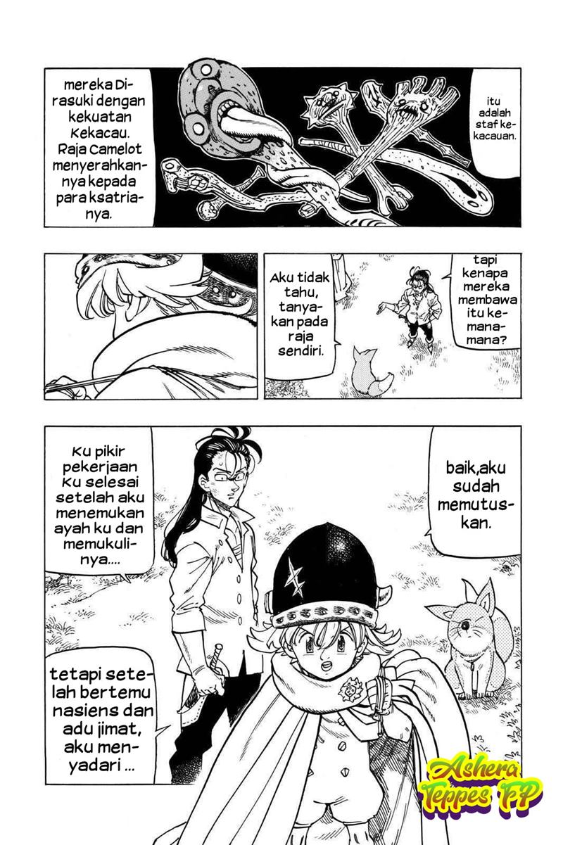 Halaman 11 dari Mokushiroku no Yonkishi Chapter 13