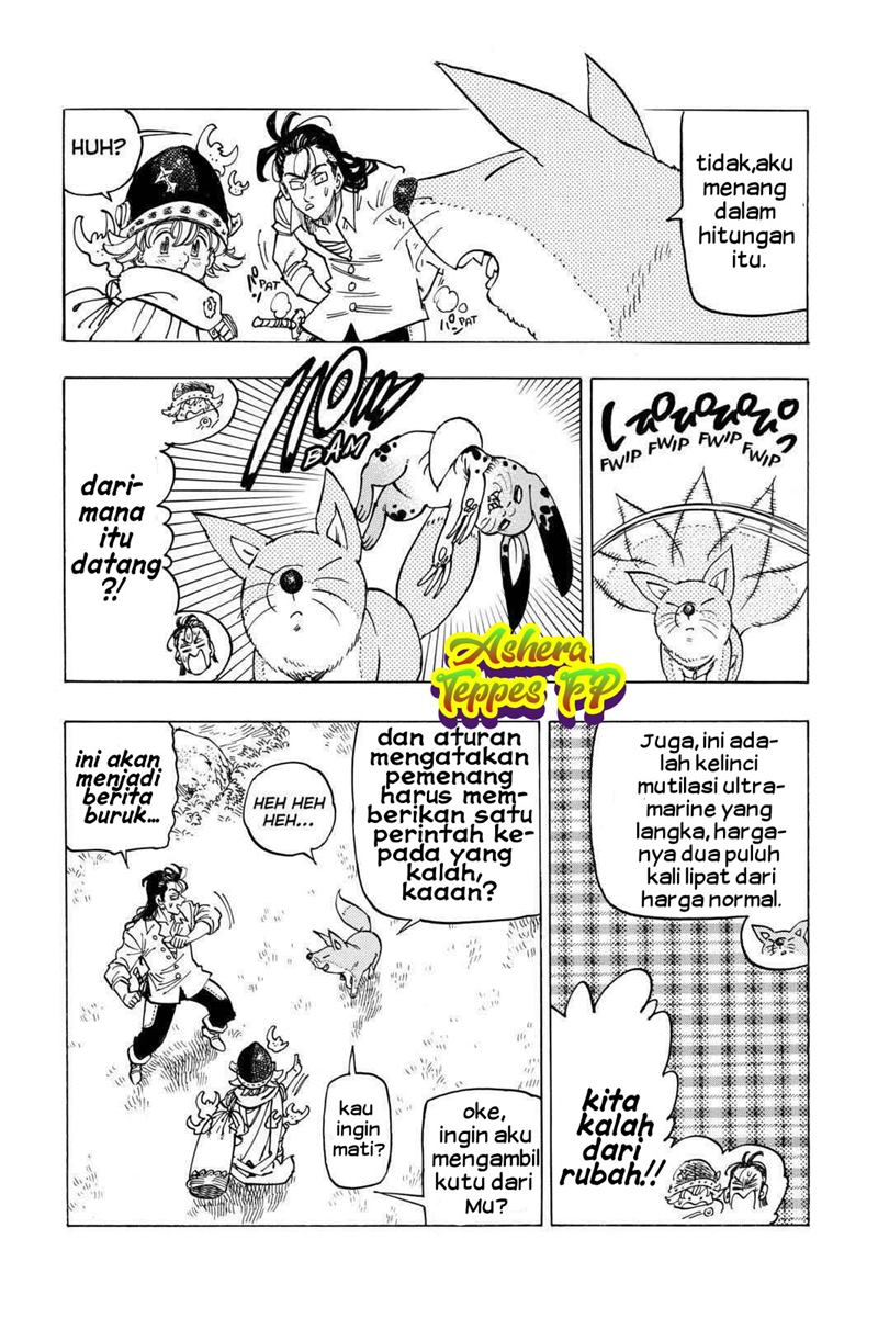 Halaman 14 dari Mokushiroku no Yonkishi Chapter 13