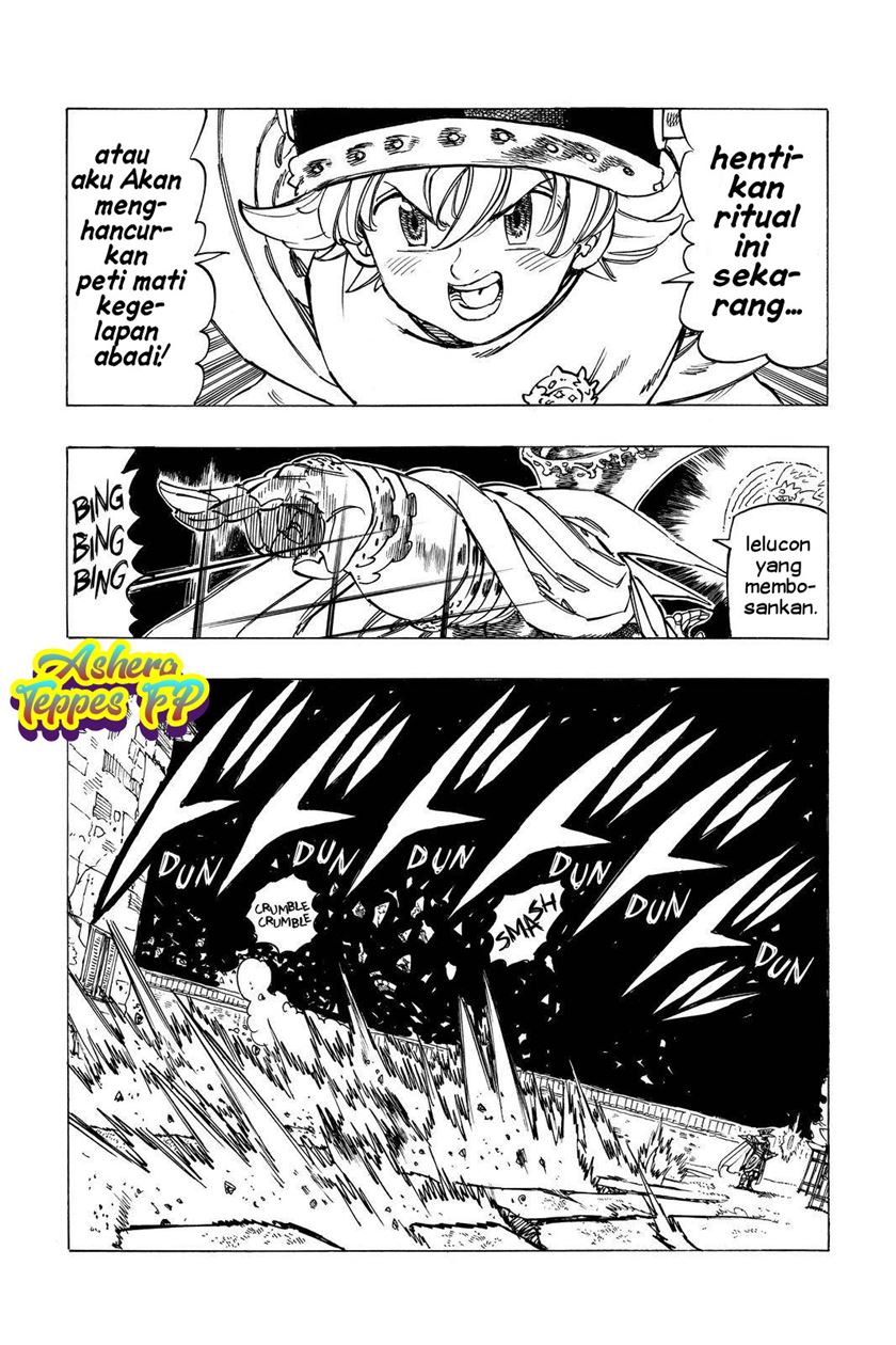 Halaman 10 dari Mokushiroku no Yonkishi Chapter 18
