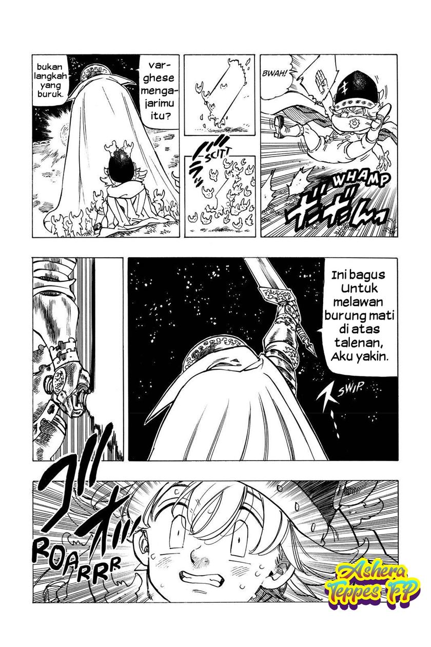 Halaman 13 dari Mokushiroku no Yonkishi Chapter 18