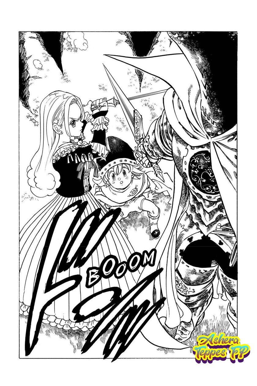 Halaman 14 dari Mokushiroku no Yonkishi Chapter 18