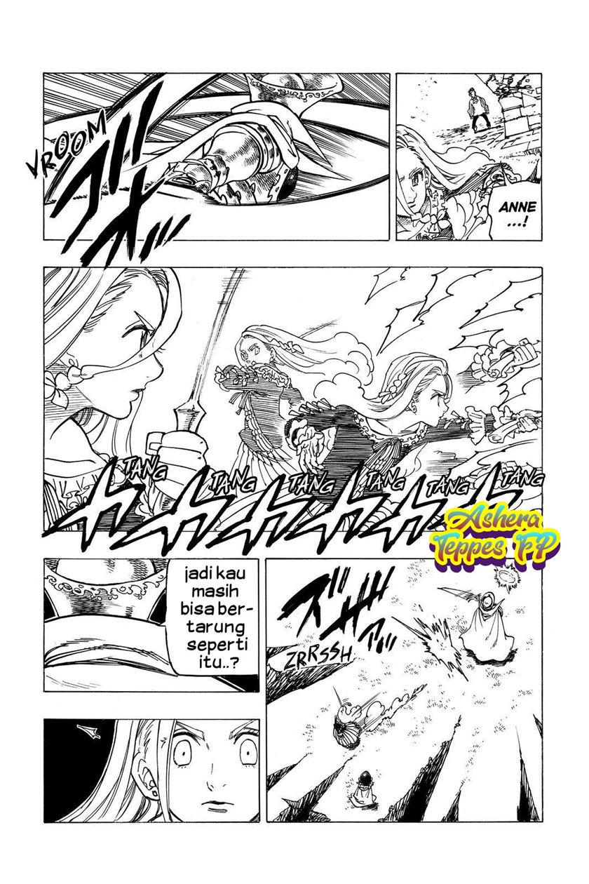 Halaman 17 dari Mokushiroku no Yonkishi Chapter 18