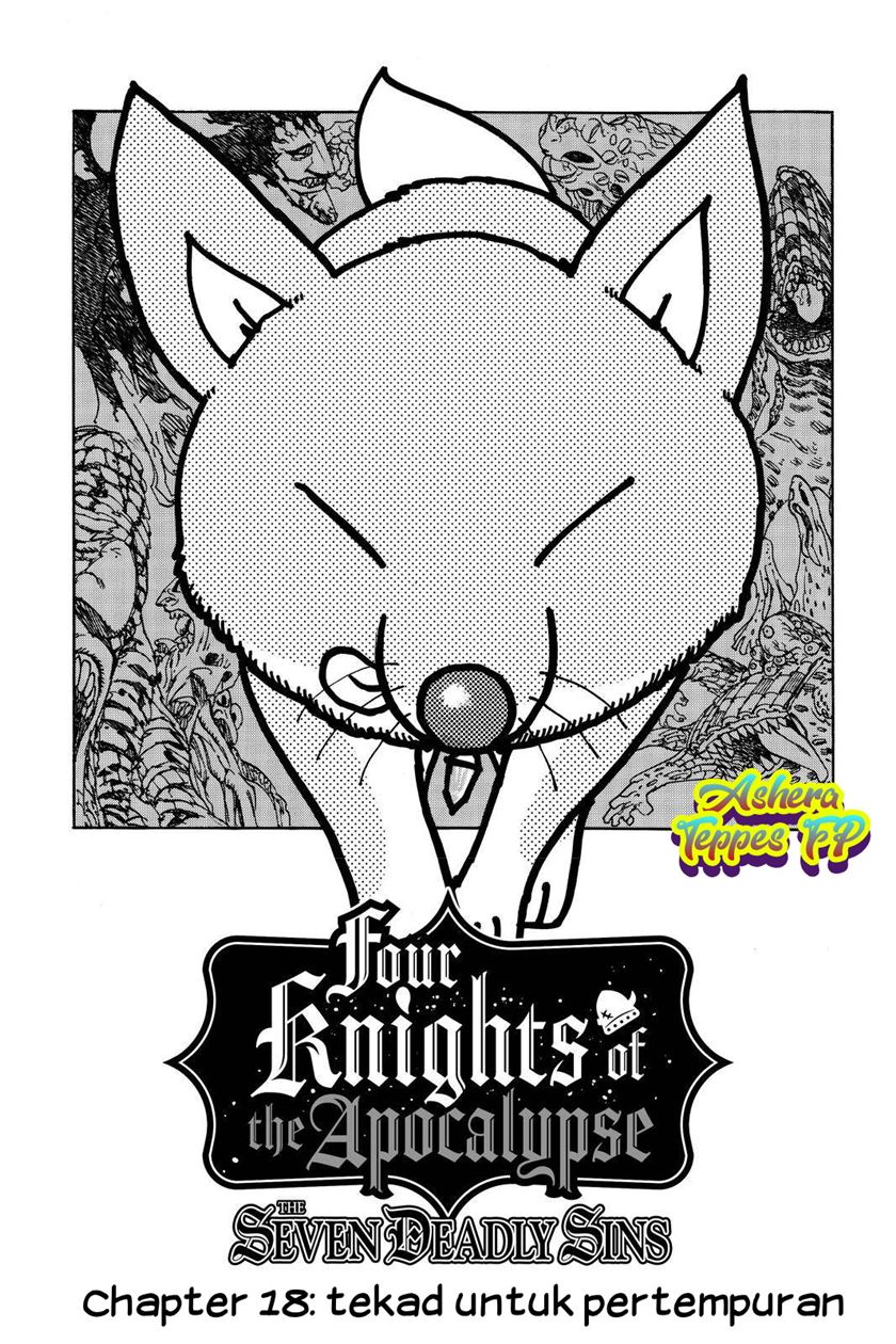 Halaman 3 dari Mokushiroku no Yonkishi Chapter 18
