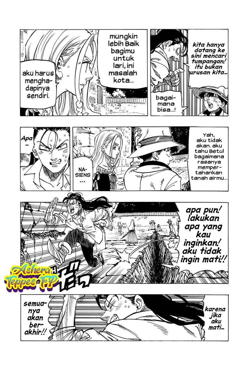 Halaman 9 dari Mokushiroku no Yonkishi Chapter 18