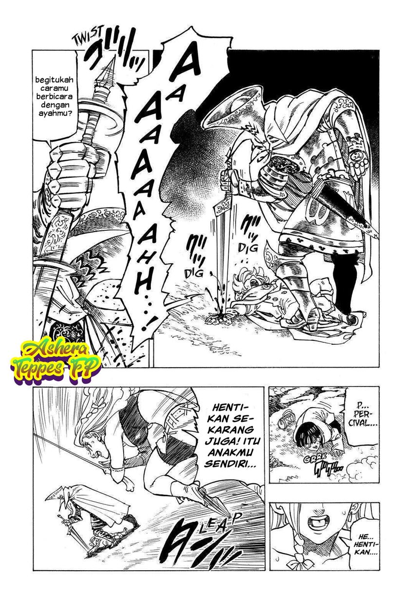 Halaman 13 dari Mokushiroku no Yonkishi Chapter 19