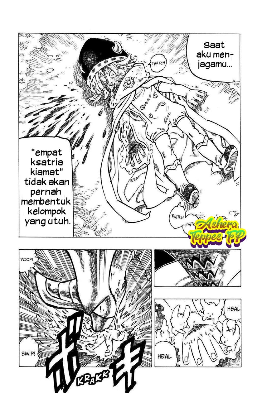Halaman 16 dari Mokushiroku no Yonkishi Chapter 19