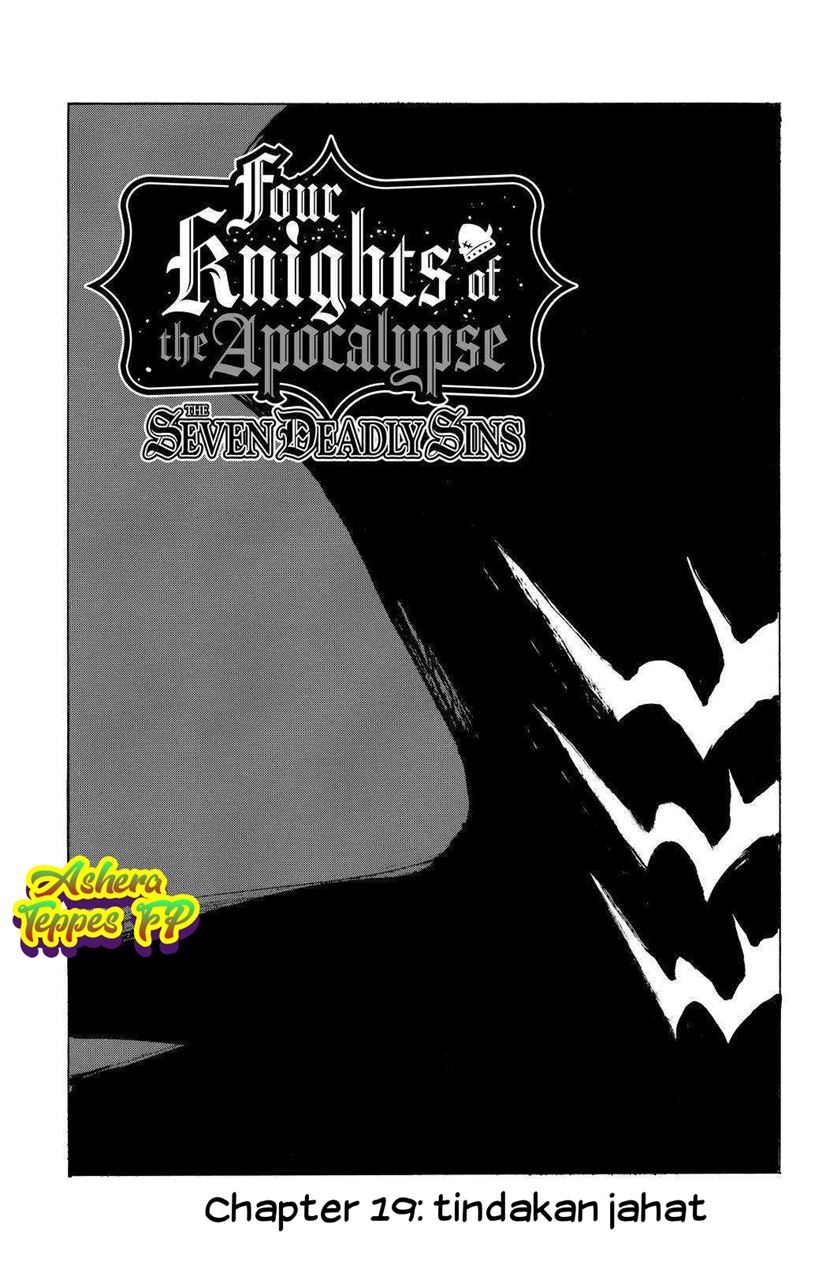 Halaman 2 dari Mokushiroku no Yonkishi Chapter 19