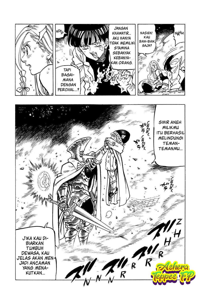 Halaman 9 dari Mokushiroku no Yonkishi Chapter 19