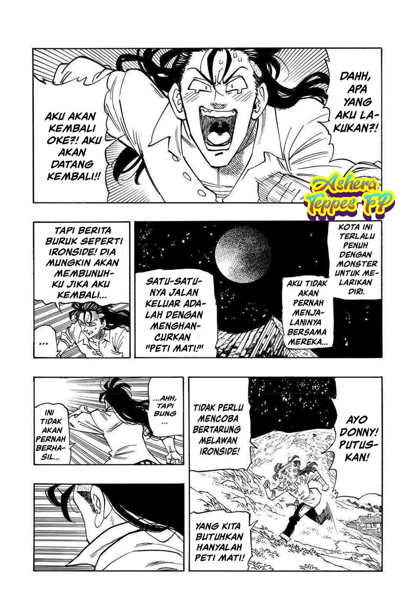 Halaman 9 dari Mokushiroku no Yonkishi Chapter 20