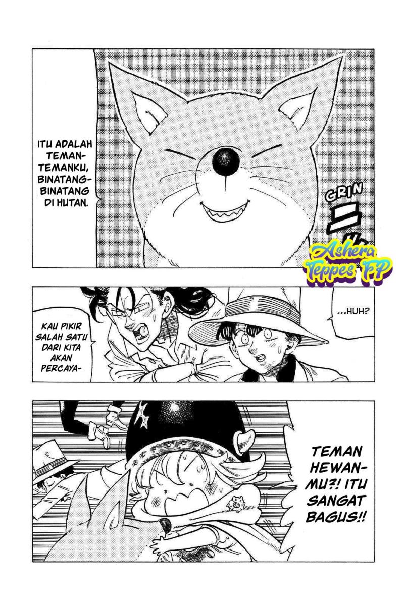 Halaman 16 dari Mokushiroku no Yonkishi Chapter 22