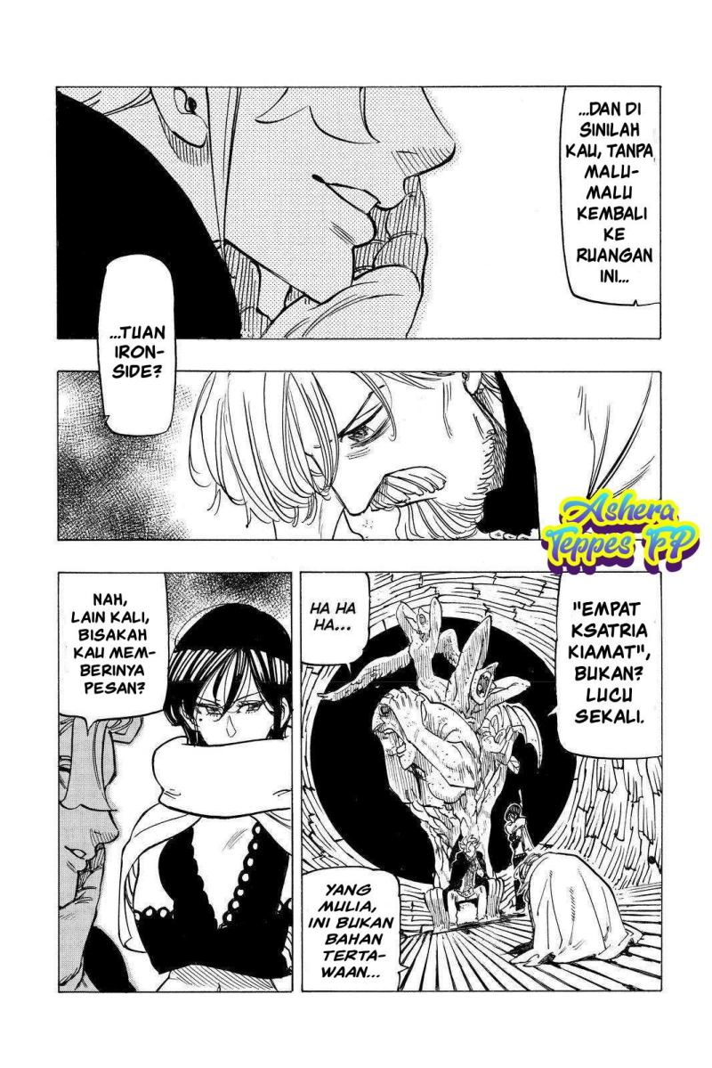 Halaman 22 dari Mokushiroku no Yonkishi Chapter 22