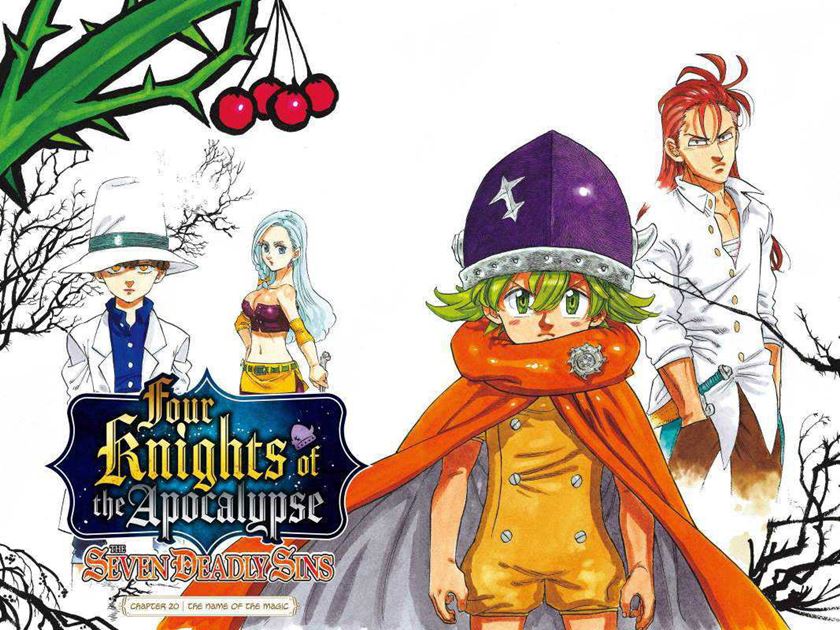 Halaman 26 dari Mokushiroku no Yonkishi Chapter 22