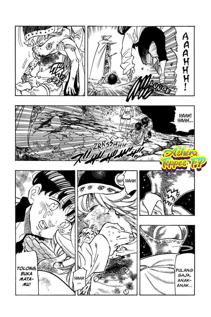 Halaman 28 dari Mokushiroku no Yonkishi Chapter 22
