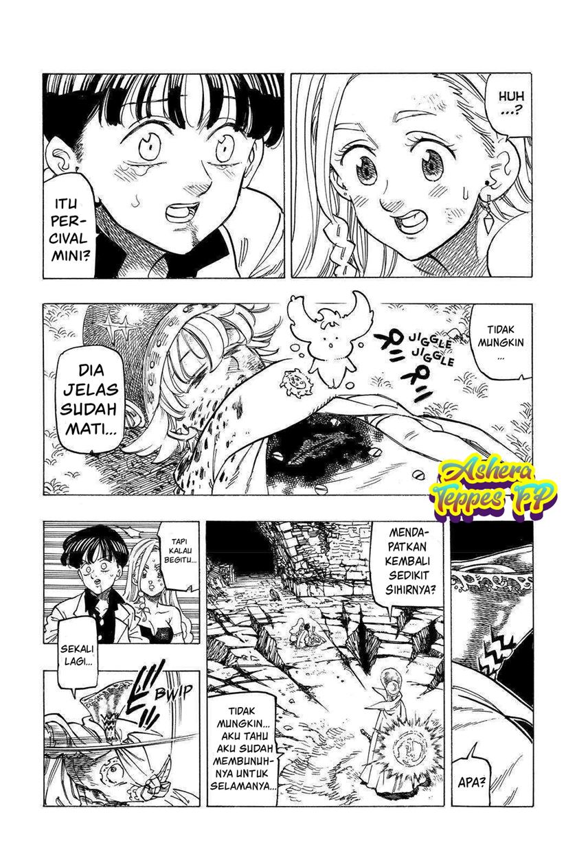 Halaman 35 dari Mokushiroku no Yonkishi Chapter 22