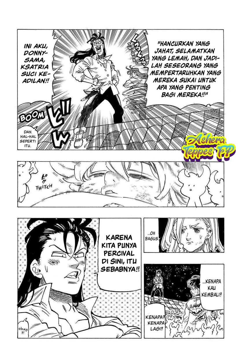 Halaman 42 dari Mokushiroku no Yonkishi Chapter 22