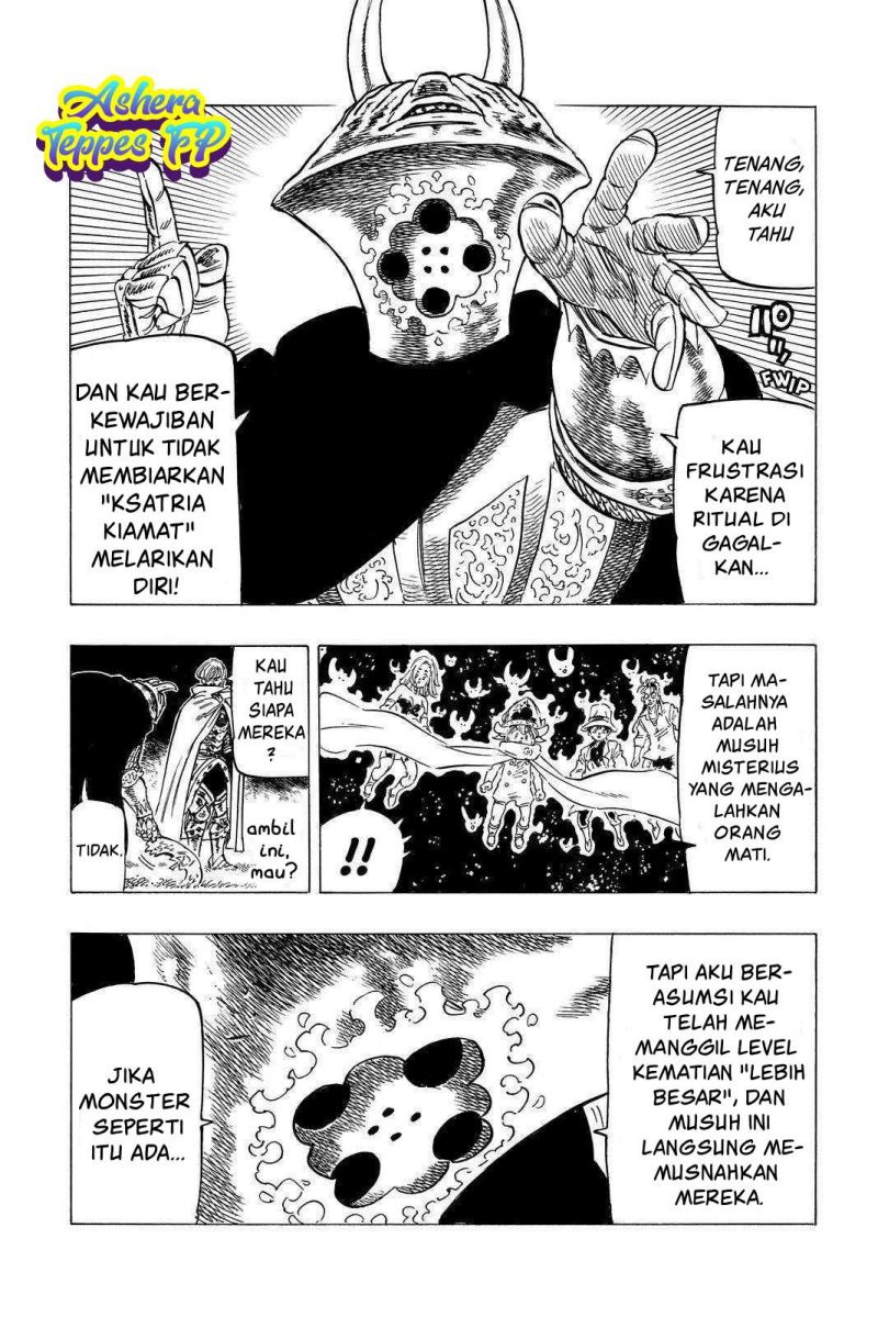 Halaman 8 dari Mokushiroku no Yonkishi Chapter 22