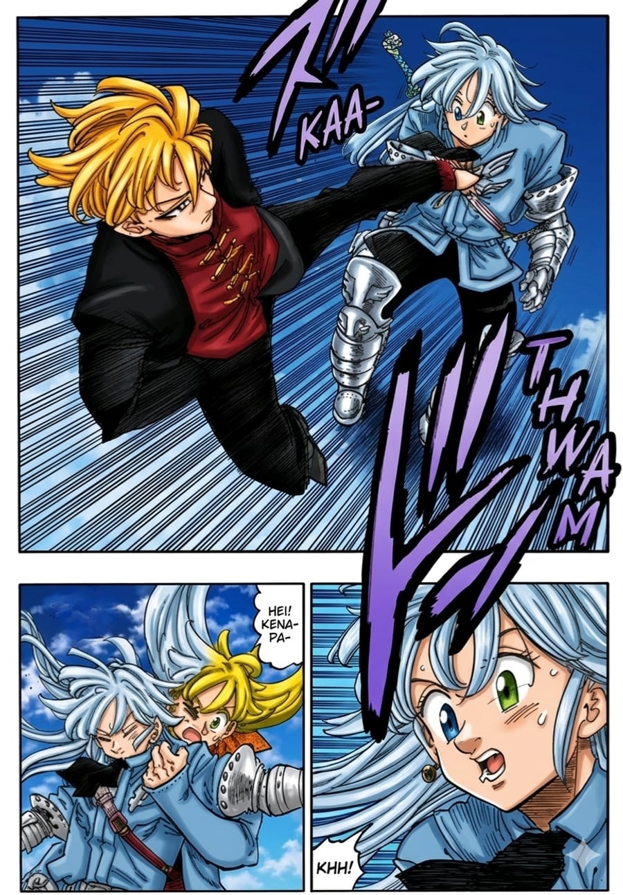 Halaman 13 dari Mokushiroku no Yonkishi Chapter 240