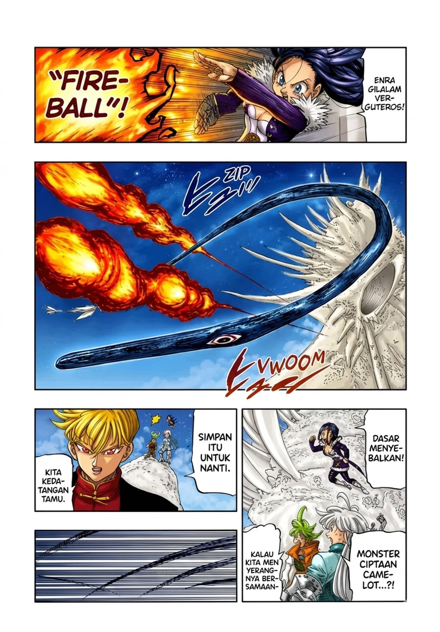 Halaman 15 dari Mokushiroku no Yonkishi Chapter 240