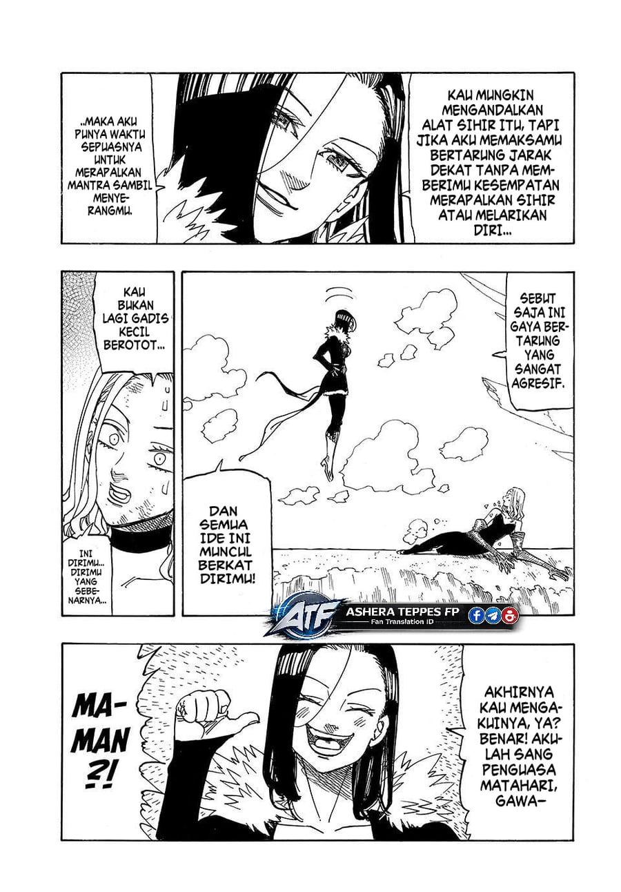 Halaman 12 dari Mokushiroku no Yonkishi Chapter 243