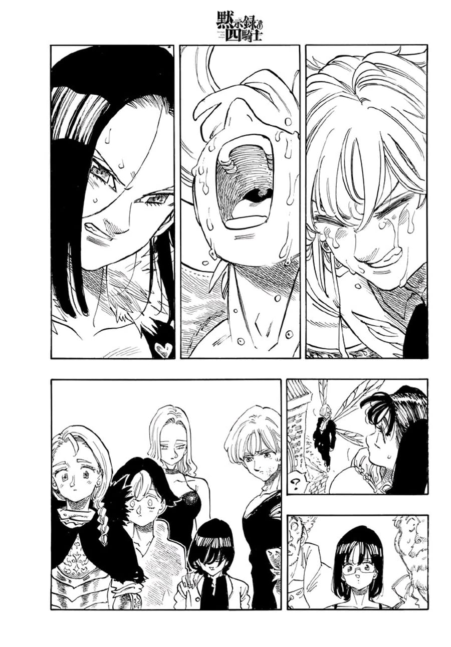 Halaman 15 dari Mokushiroku no Yonkishi Chapter 248