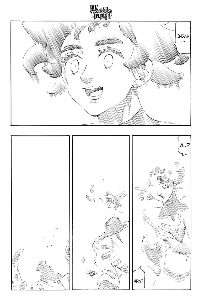 Halaman 16 dari Mokushiroku no Yonkishi Chapter 250