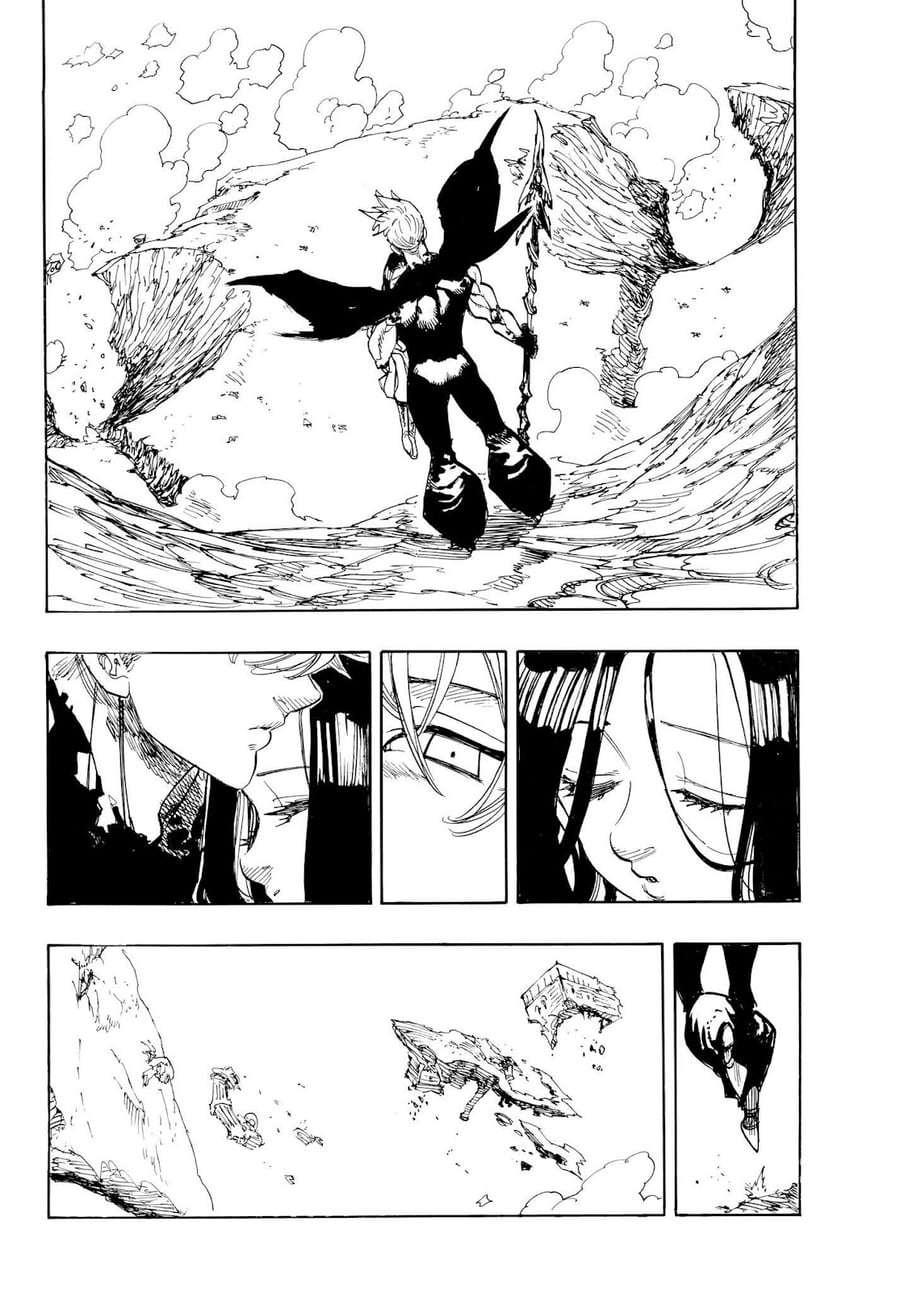 Halaman 18 dari Mokushiroku no Yonkishi Chapter 250