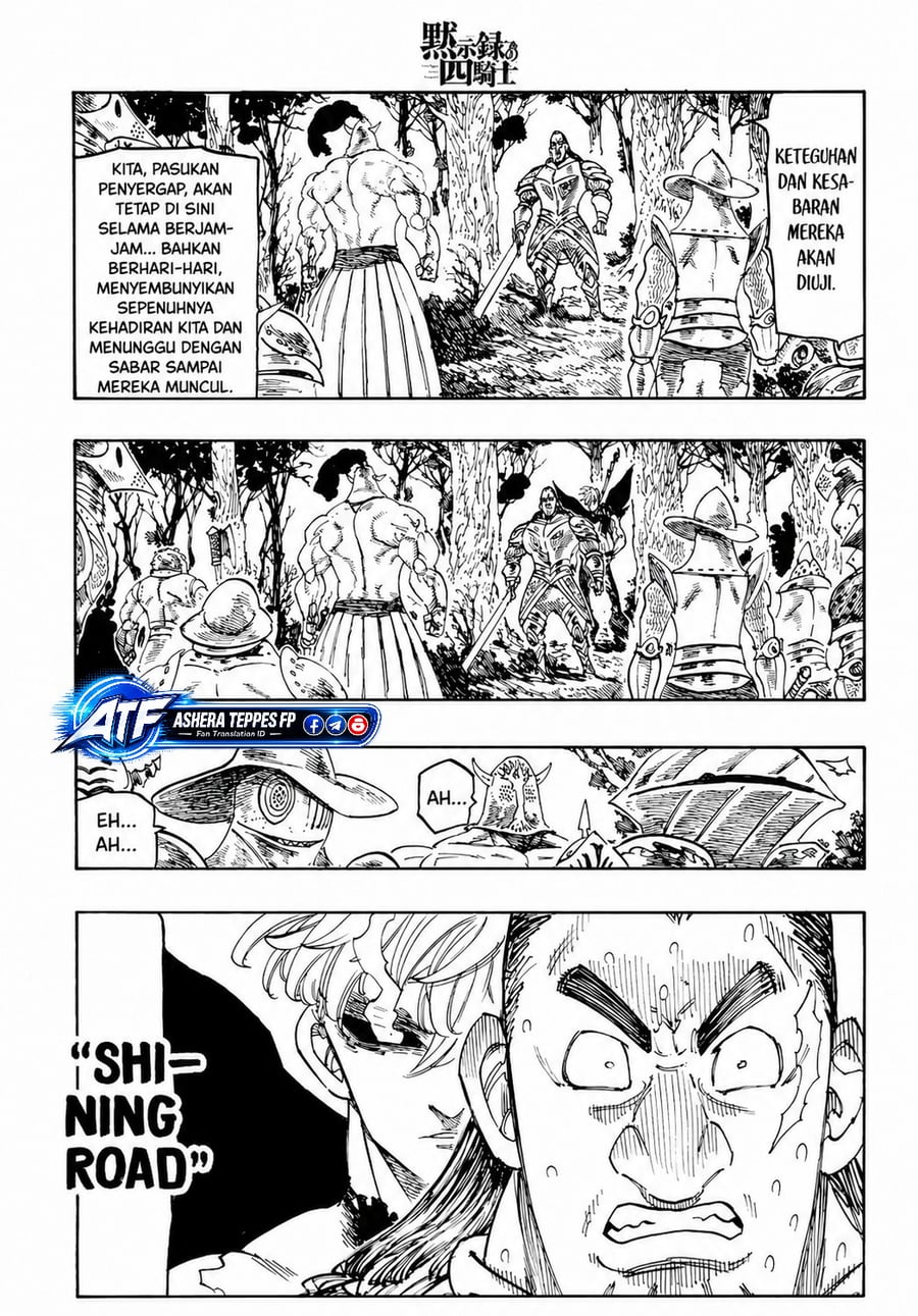 Halaman 8 dari Mokushiroku no Yonkishi Chapter 250