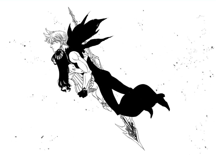 Halaman 11 dari Mokushiroku no Yonkishi Chapter 253