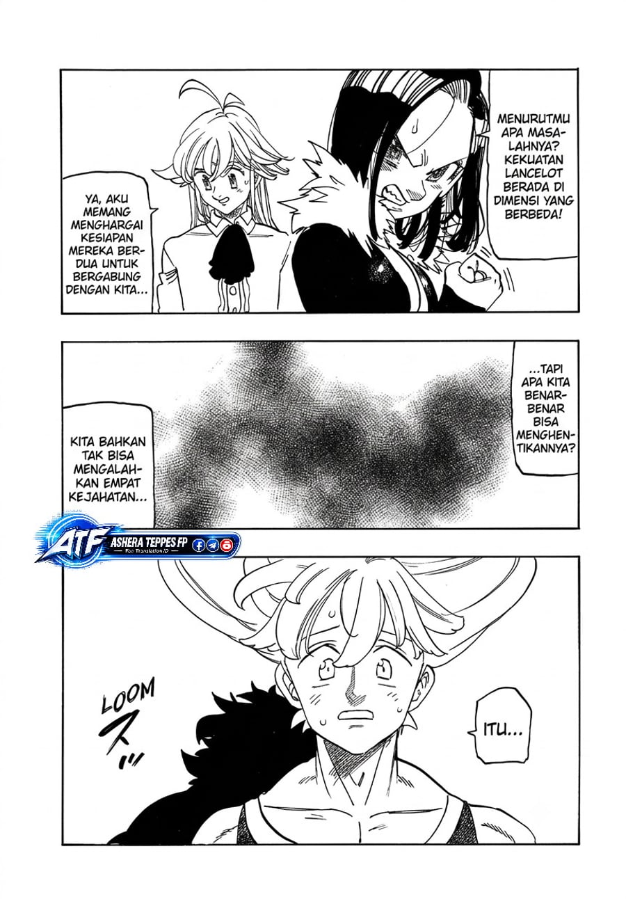 Halaman 15 dari Mokushiroku no Yonkishi Chapter 253
