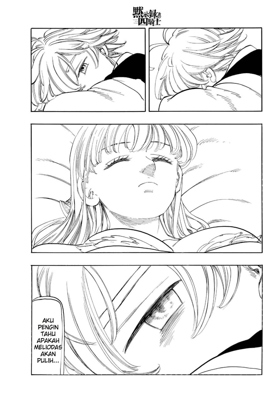 Halaman 12 dari Mokushiroku no Yonkishi Chapter 254