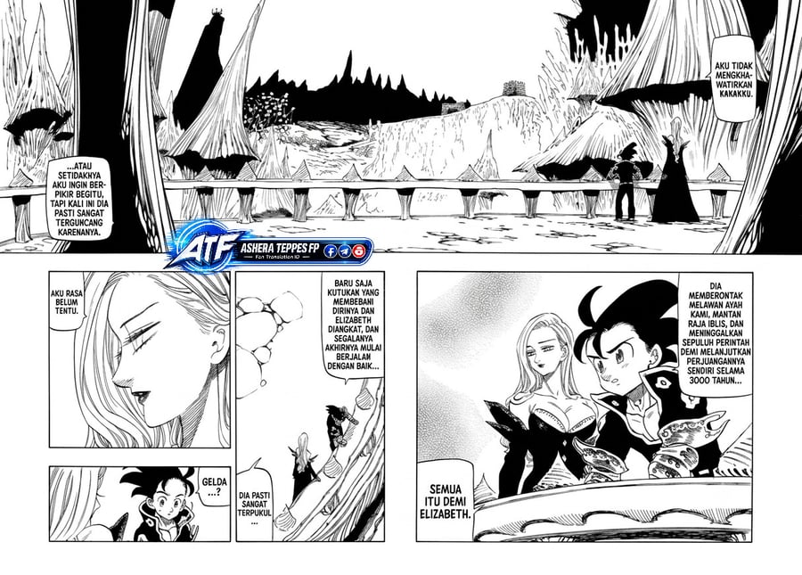 Halaman 13 dari Mokushiroku no Yonkishi Chapter 254