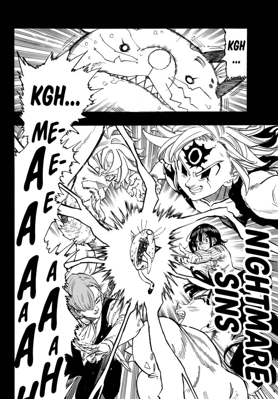 Halaman 7 dari Mokushiroku no Yonkishi Chapter 254