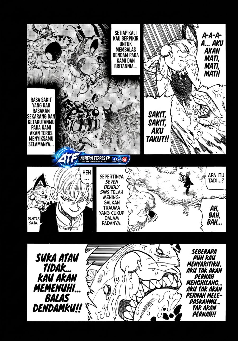Halaman 8 dari Mokushiroku no Yonkishi Chapter 254