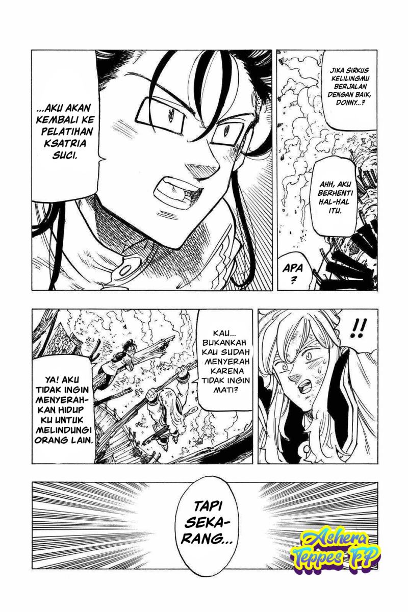 Halaman 13 dari Mokushiroku no Yonkishi Chapter 29