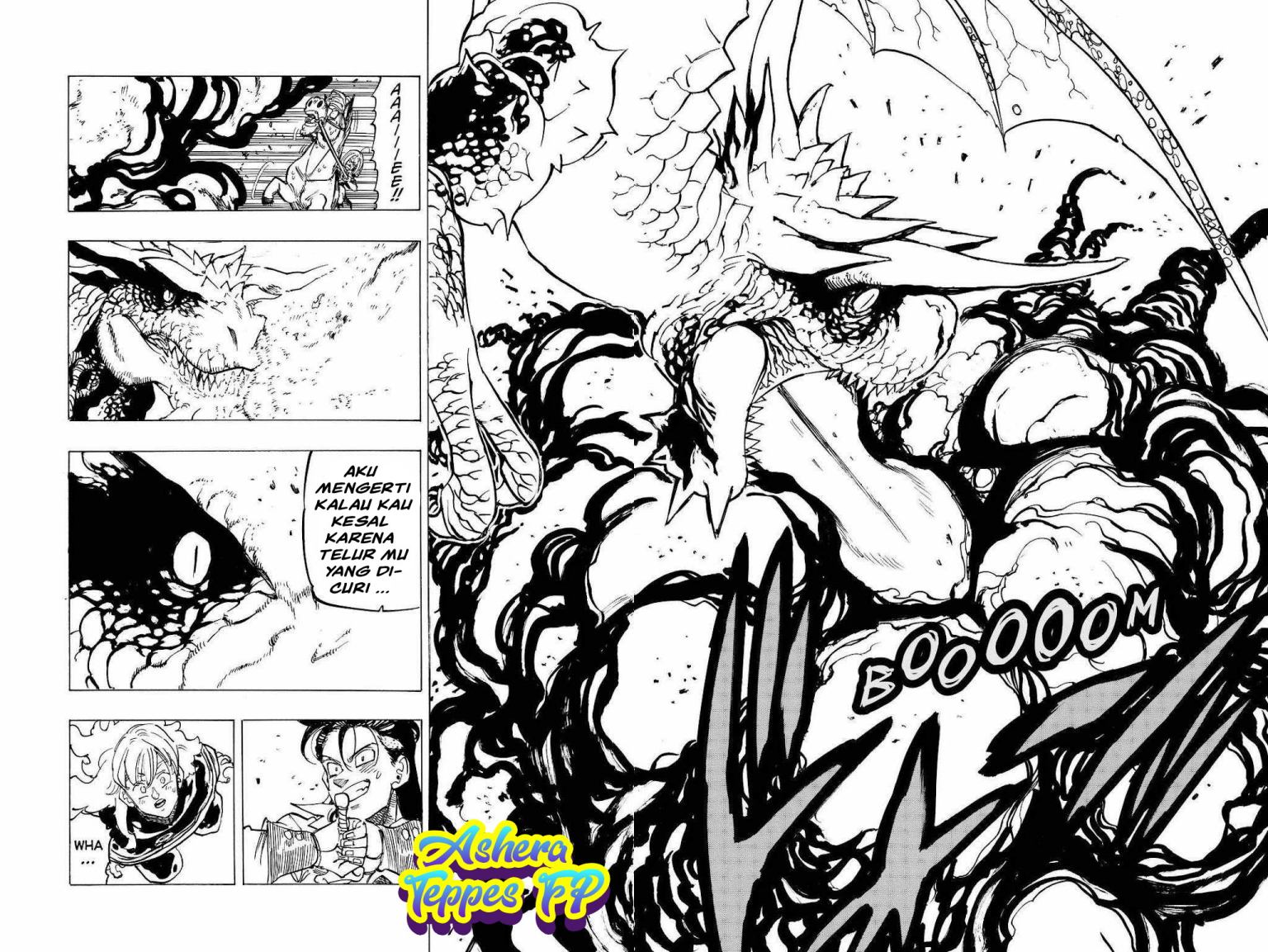 Halaman 16 dari Mokushiroku no Yonkishi Chapter 29