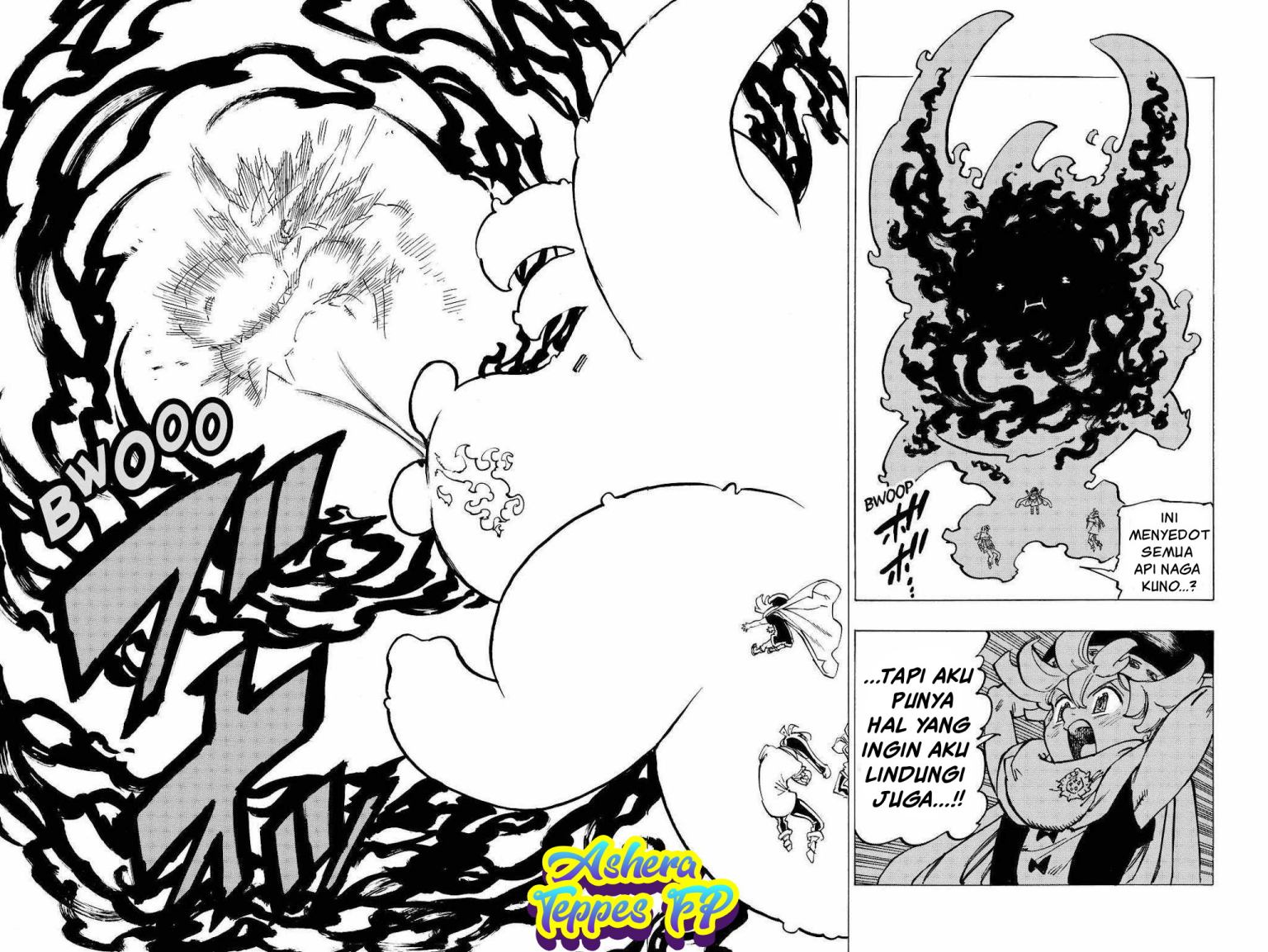 Halaman 17 dari Mokushiroku no Yonkishi Chapter 29