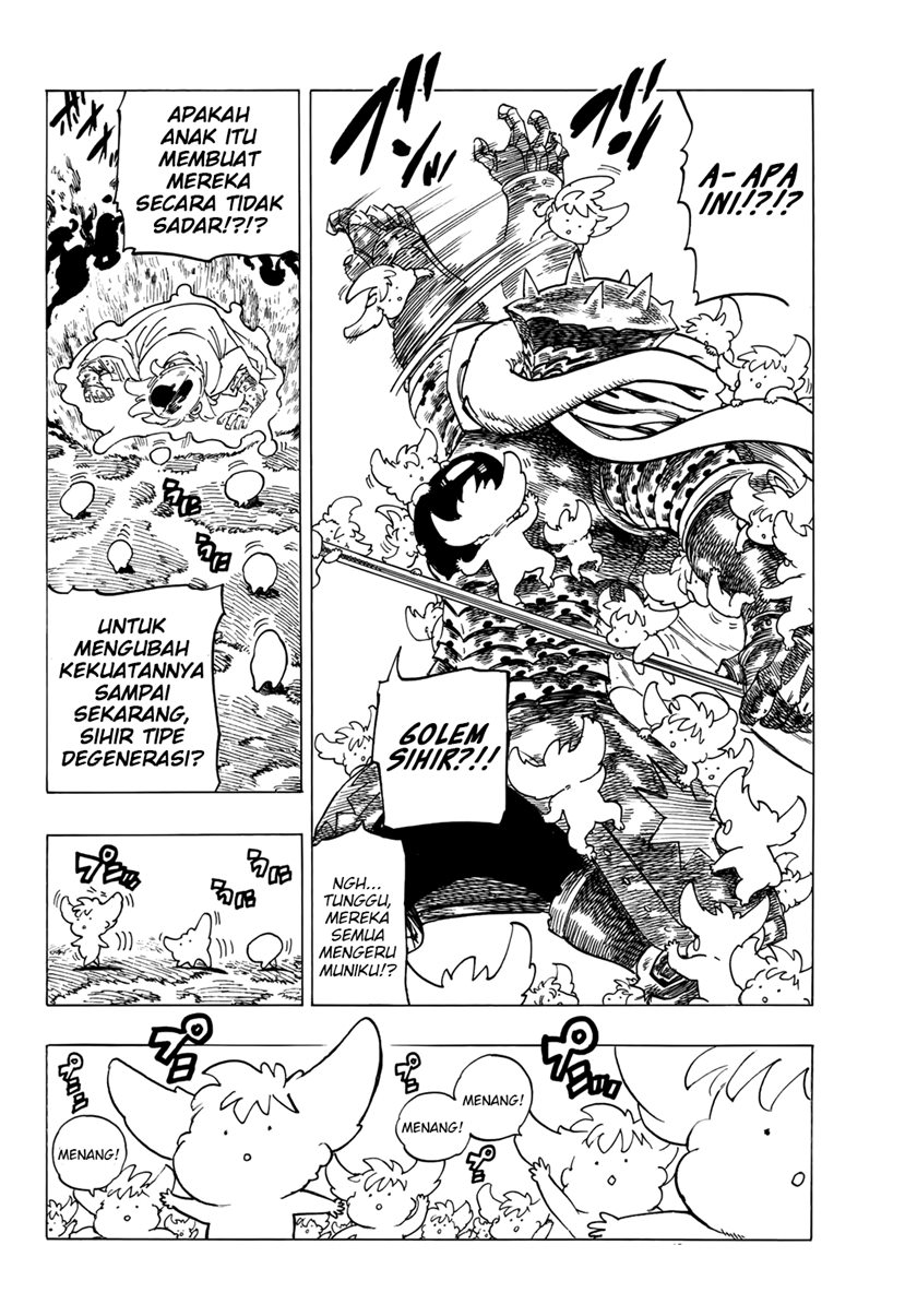 Halaman 17 dari Mokushiroku no Yonkishi Chapter 4