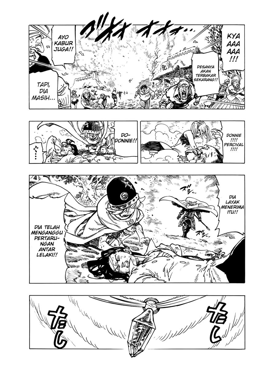 Halaman 10 dari Mokushiroku no Yonkishi Chapter 5