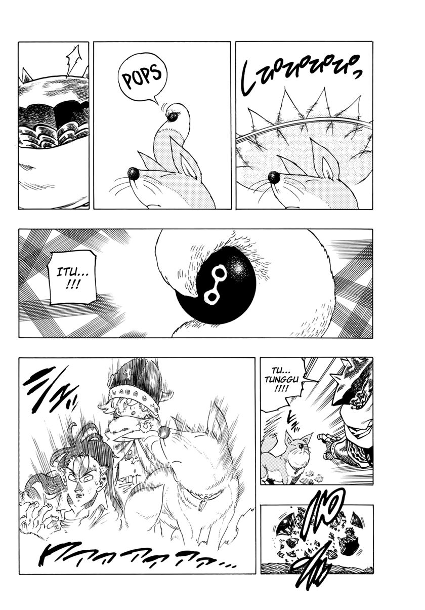 Halaman 13 dari Mokushiroku no Yonkishi Chapter 5