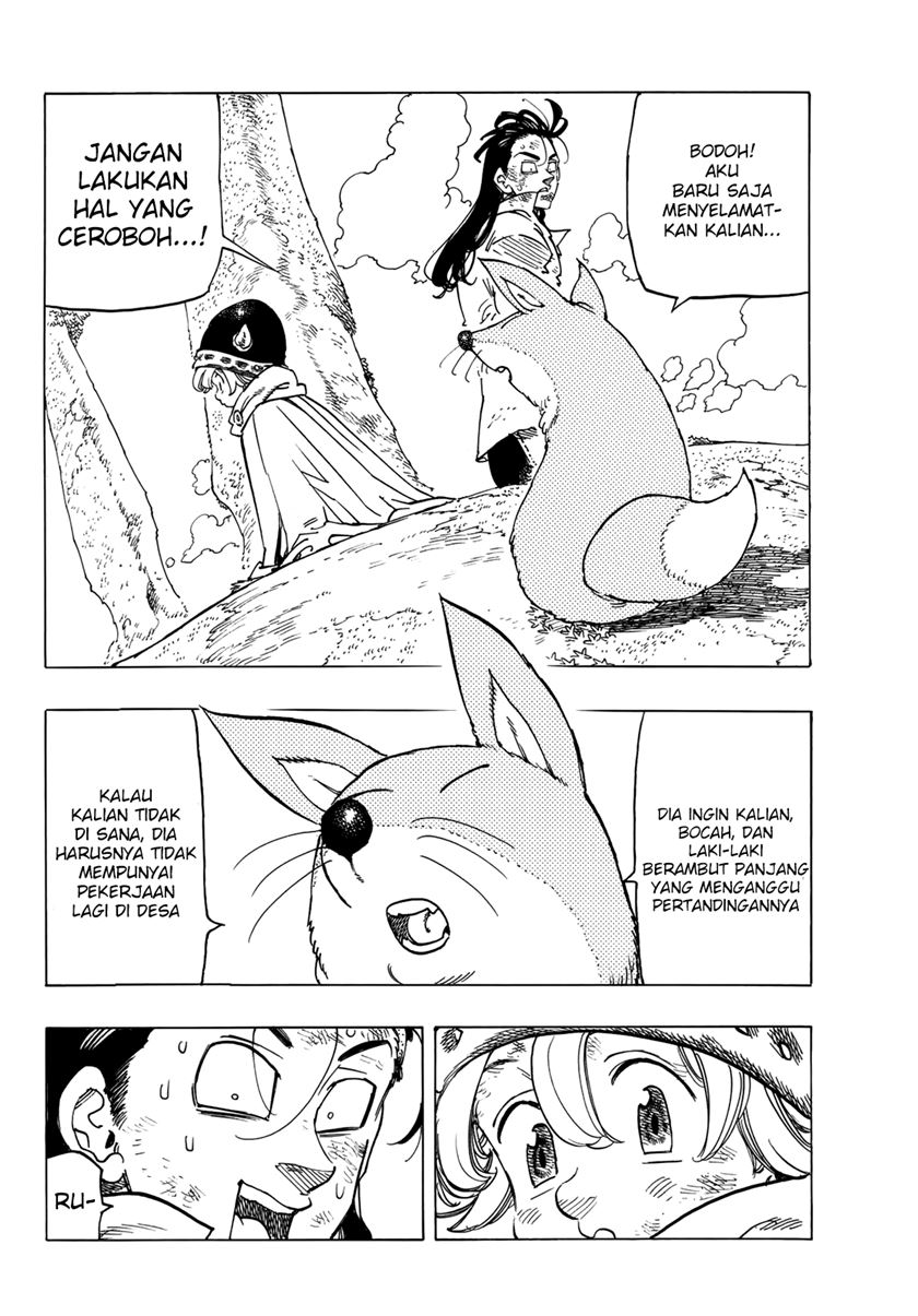 Halaman 16 dari Mokushiroku no Yonkishi Chapter 5