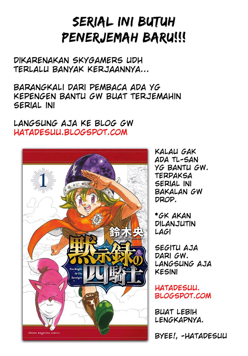Halaman 25 dari Mokushiroku no Yonkishi Chapter 5